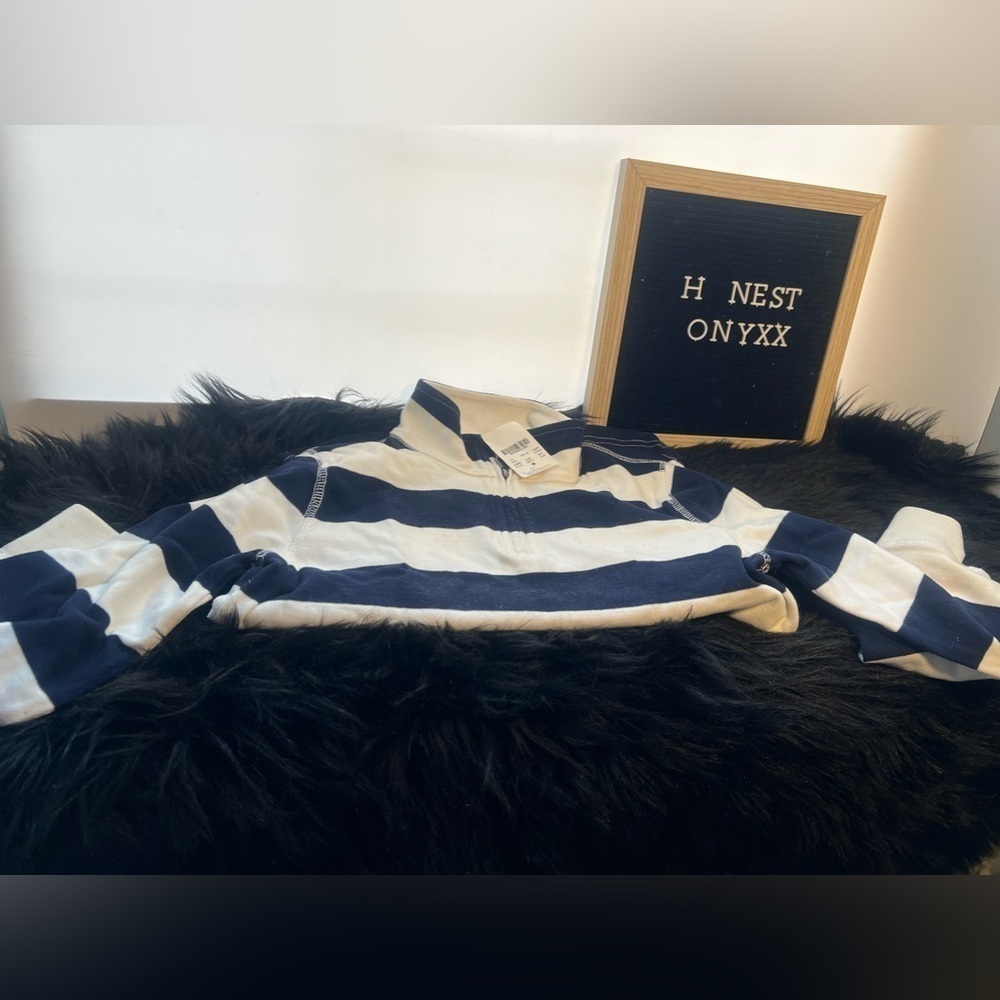 Crew cuts striped long sleeve top